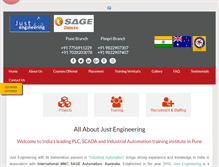 Tablet Screenshot of justengg.com